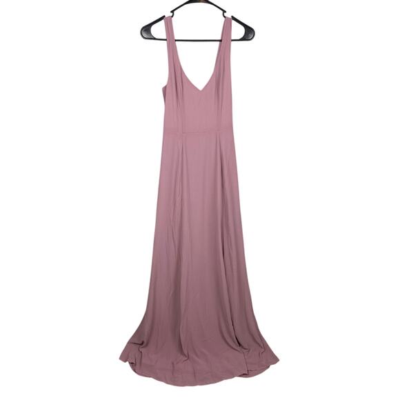 Show Me Your Mumu Jenn Maxi Dress Antique Rose Chiffon Size XS NWT - Picture 3 of 7